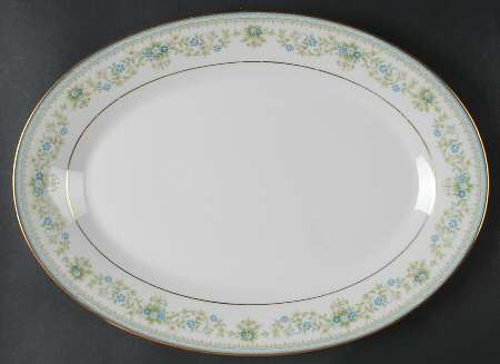 Spring Meadow 14" Oval Serving Platter