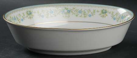 Spring Meadow 9" Oval Vegetable Bowl