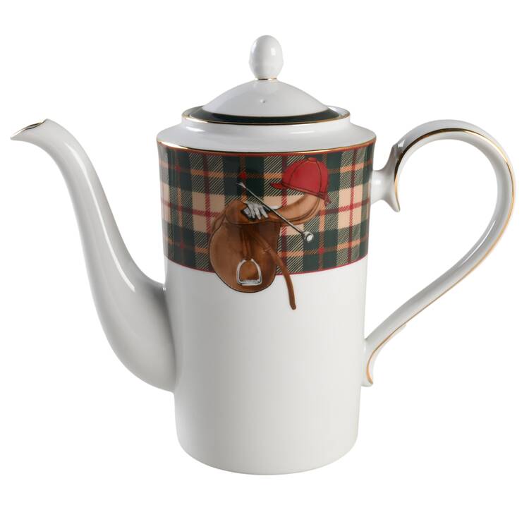 Sports Page Coffee Pot & Lid