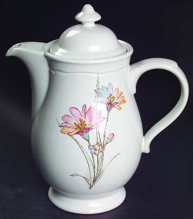 Springlike Tea/Coffee Pot & Lid