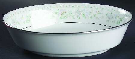 Spring Song 9" Oval Vegetable Bowl