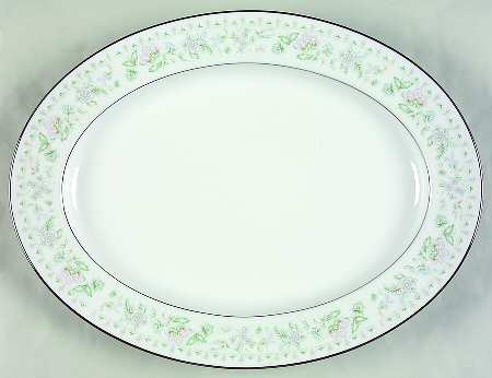 Spring Song 13" Oval Serving Platter