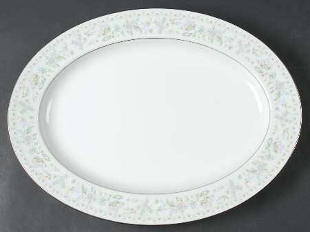 Spring Song 16" Oval Serving Platter
