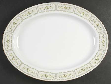 Spring Time 16" Oval Serving Platter