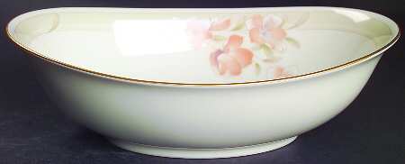 Spring Venture 10" Oval Vegetable Bowl