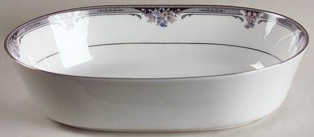 Squirewood 9" Oval Vegetable Bowl