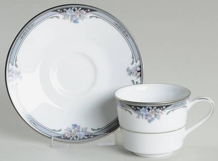 Squirewood Flat Demitasse Cup & Saucer Set