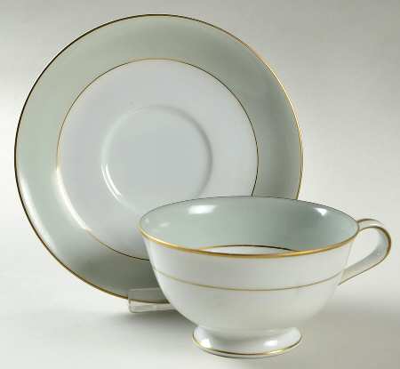 Stafford Footed Cup & Saucer Set