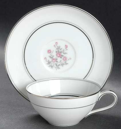 Stanton Flat Cup & Saucer Set