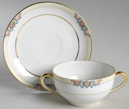 Stanleigh Flat Bouillon Cup & Saucer