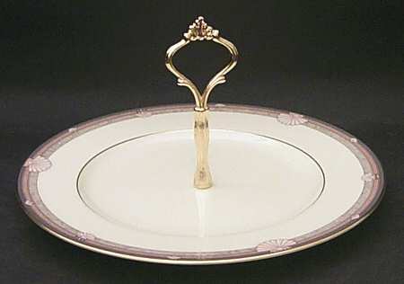 Stanford Court Round Serving Plate with Handle (DP)