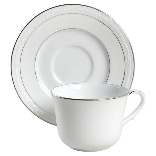 Stoneleigh Flat Cup & Saucer Set