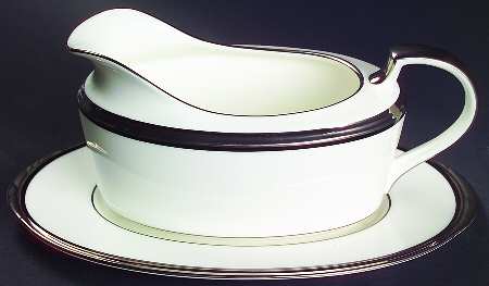 Sterling Tribute Gravy Boat & Underplate (Relish/Butter)
