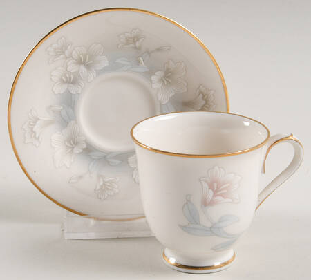 Susan Anne Footed Demitasse Cup & Saucer Set