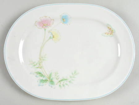 Summer Blossom 12" Oval Serving Platter