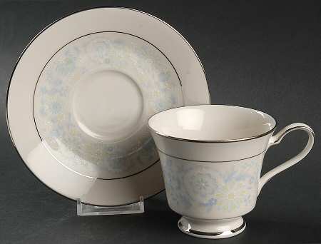 Summer Eve Footed Cup & Saucer Set