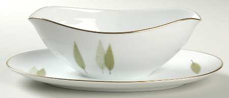 Sugi Gravy Boat with Attached Underplate