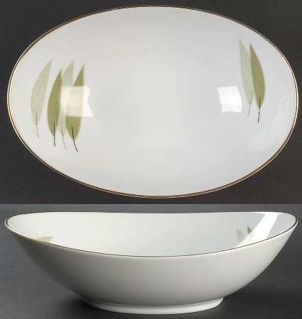 Sugi 10" Oval Vegetable Bowl