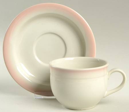 Sunrise Glow Flat Cup & Saucer Set