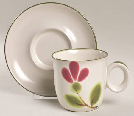Summerlike Flat Cup & Saucer Set