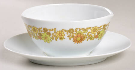 Summerville Gravy Boat with Attached Underplate