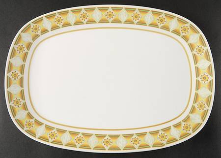 Sunglow 13" Oval Serving Platter