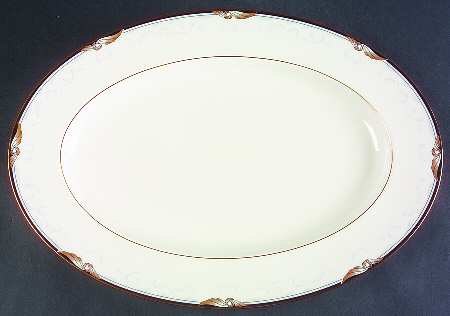Sunswept 16" Oval Serving Platter