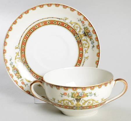 Superba Flat Bouillon Cup & Saucer
