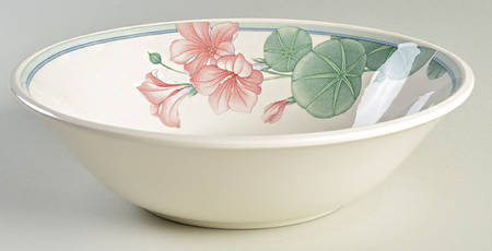 Summer Rain 9" Round Vegetable Bowl