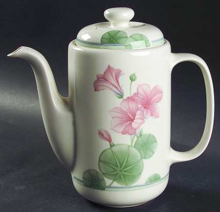 Summer Rain Tea/Coffee Pot & Lid