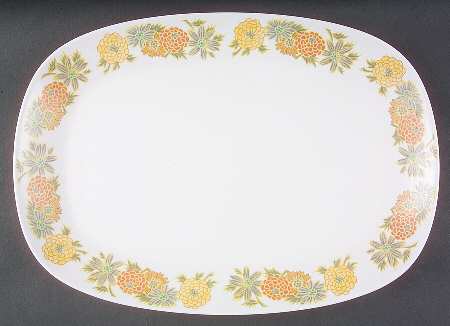 Sunny Side 15" Oval Serving Platter