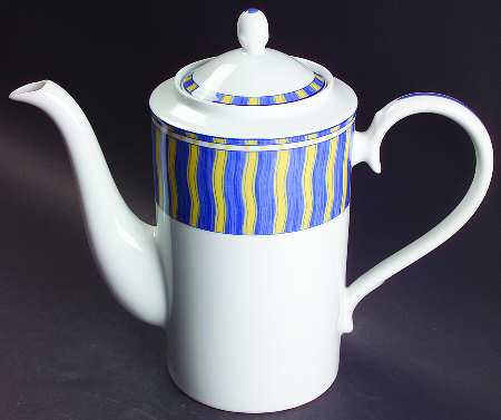 Summer Waves Tea/Coffee Pot & Lid