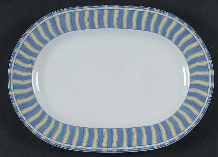 Summer Waves 12" Oval Serving Platter