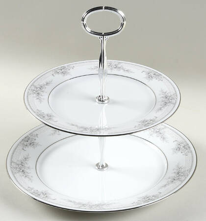 Sweet Leilani 6 5/8"-10"  2 Tiered Serving Tray (Dp, Sp) HC
