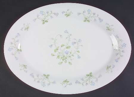 Sweet Violets 16" Oval Serving Platter