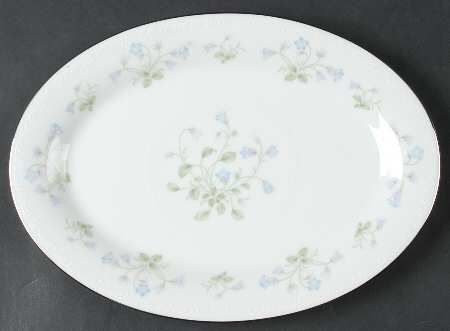 Sweet Violets 12" Oval Serving Platter