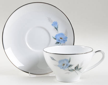 Sylvia Flat Cup & Saucer Set