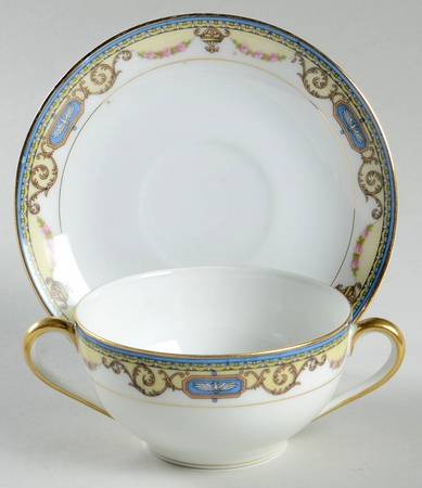 Sylvania Flat Bouillon Cup & Saucer