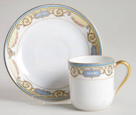 Sylvania Flat Demitasse Cup & Saucer Set
