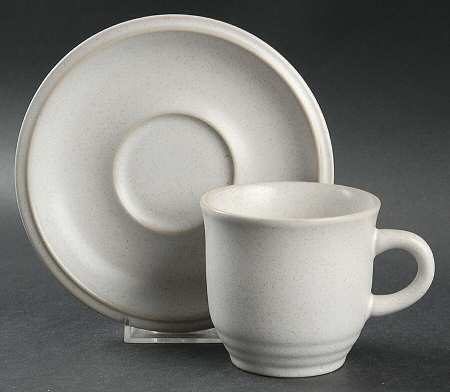 Tahiti Flat Cup & Saucer Set