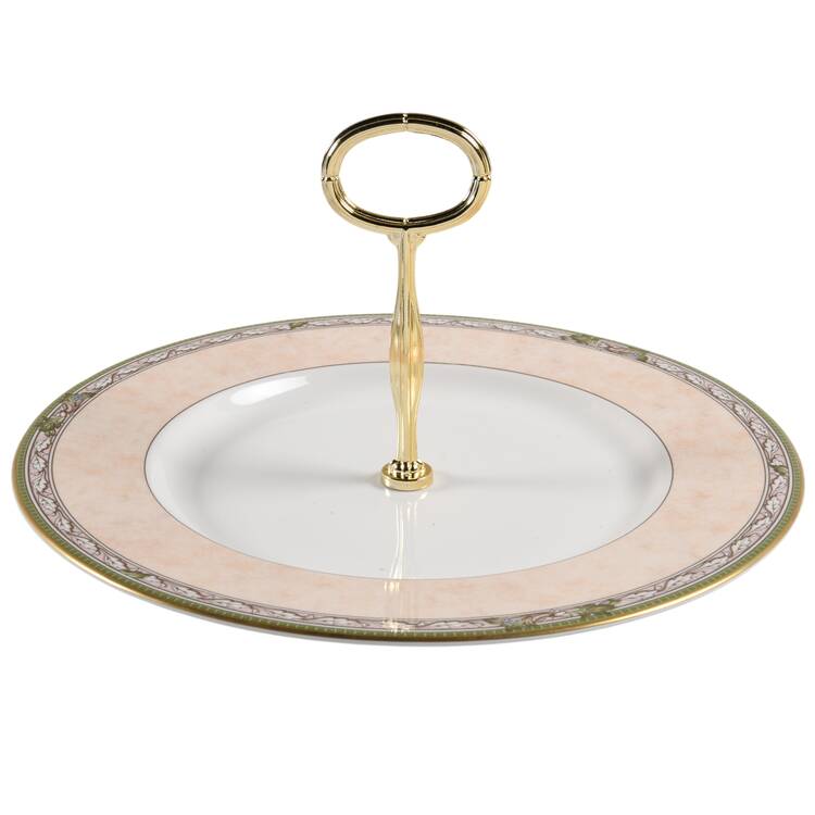 Talara Round Serving Plate with Center Handle (Dp) Hc