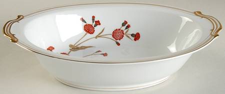 Tamara 10" Oval Vegetable Bowl