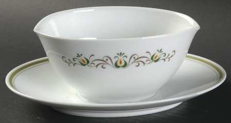 Tampa Gravy Boat with Attached Underplate
