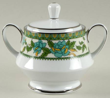Tapestry Sugar Bowl & Lid