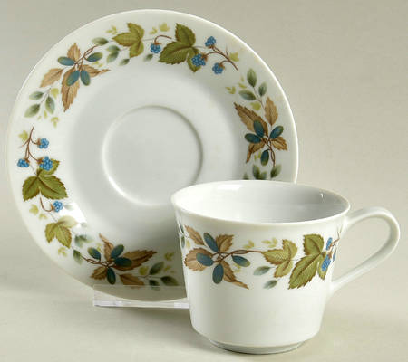 Tara Flat Cup & Saucer Set