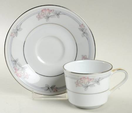 Tarkington Flat Demitasse Cup & Saucer Set