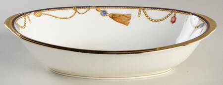 Tassel 10" Oval Vegetable Bowl