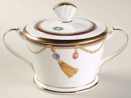 Tassel Sugar Bowl & Lid