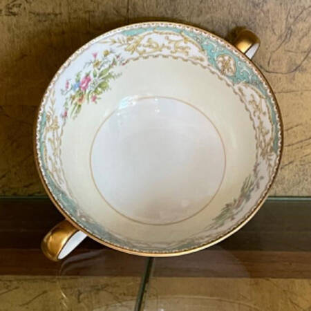 Tecla Footed Cream Soup Bowl