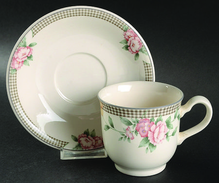 Terrace Cafe Footed Cup & Saucer Set by Noritake